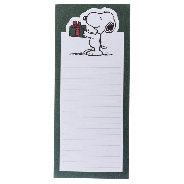 Snoopy with Present Holiday Magnetic Notepad - Graphique de France