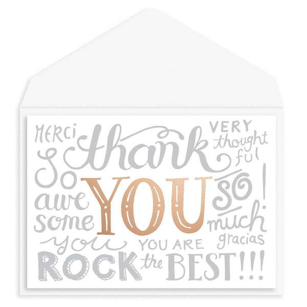 So Many Ways to Say... Thank You Card - Graphique de France