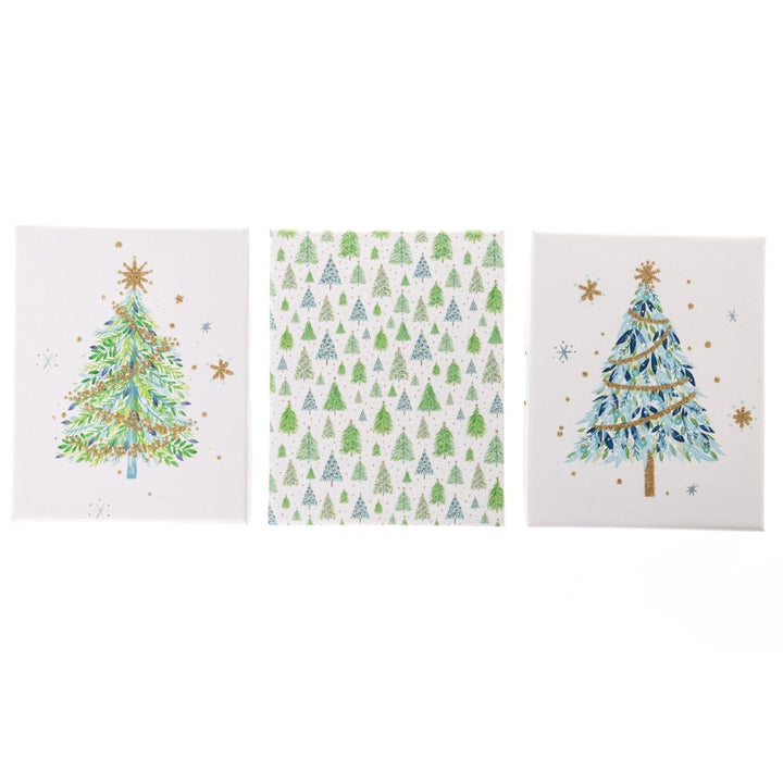 Sparkly Tree Holiday Gift Card Holder Set of 3 - Graphique de France