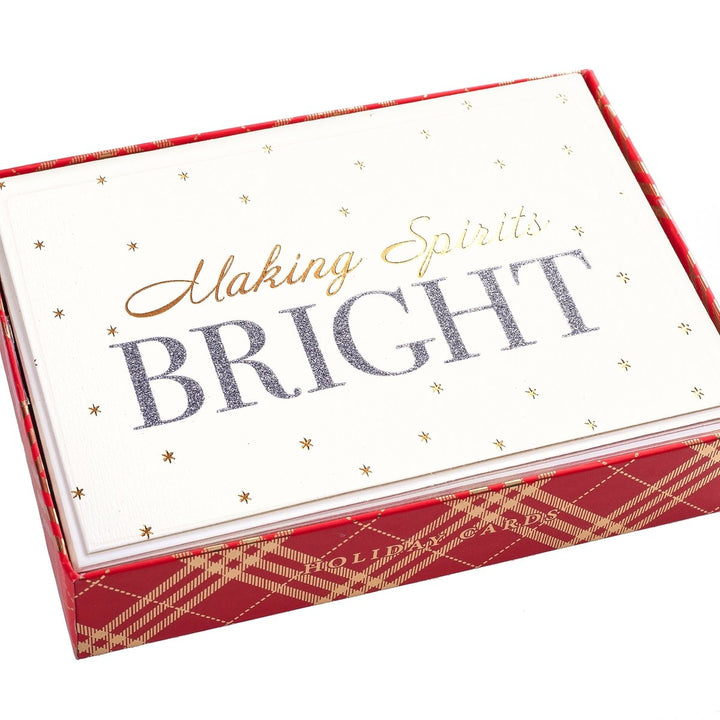 Spirits Bright Large Signature Holiday Boxed Card - Graphique de France