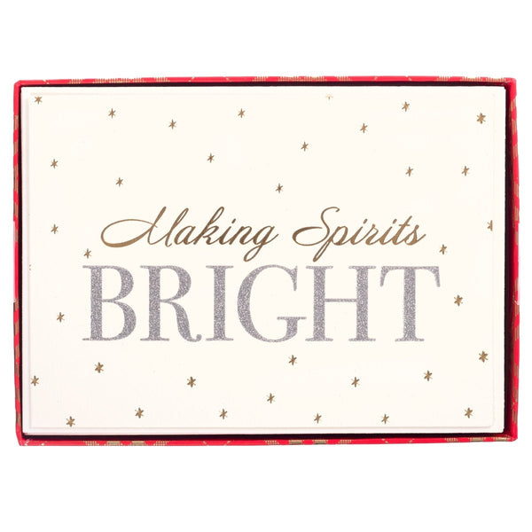 Spirits Bright Large Signature Holiday Boxed Card - Graphique de France