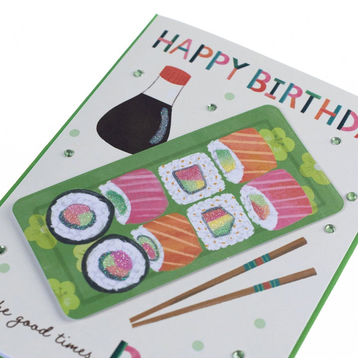 Sushi Roll Birthday Handmade Card - Graphique de France