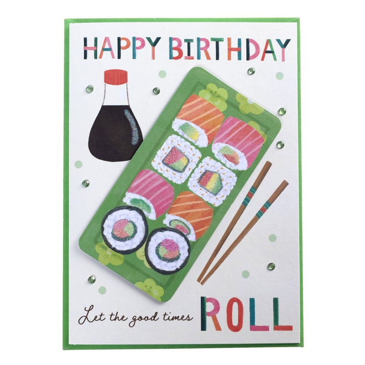 Sushi Roll Birthday Handmade Card - Graphique de France