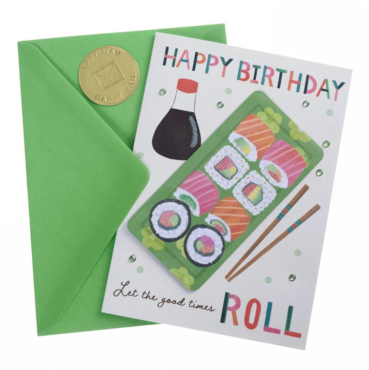 Sushi Roll Birthday Handmade Card - Graphique de France