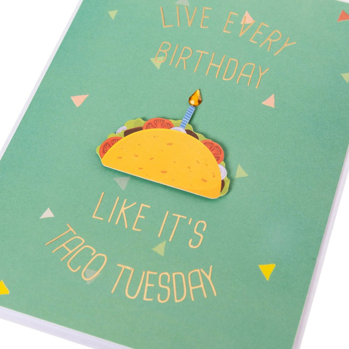 Taco Tuesday Birthday Handmade Card - Graphique de France