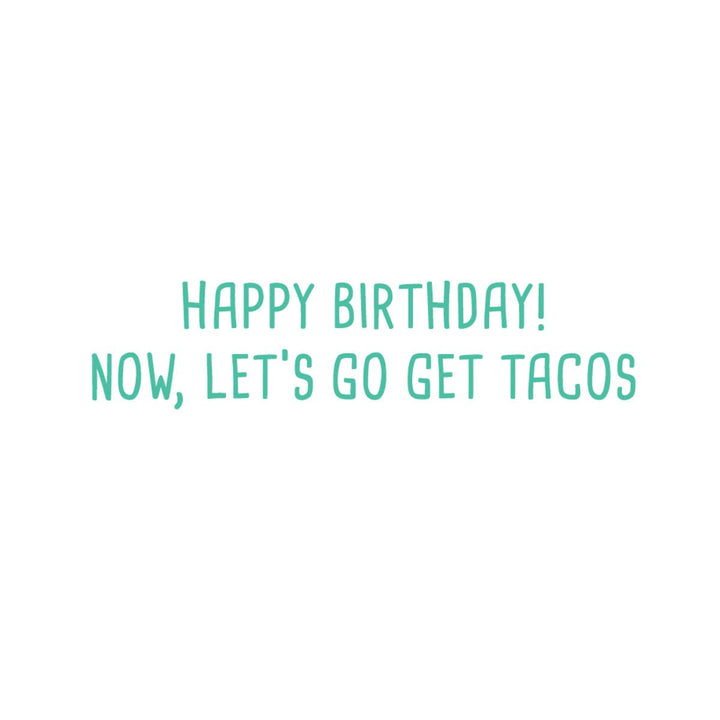 Taco Tuesday Birthday Handmade Card - Graphique de France