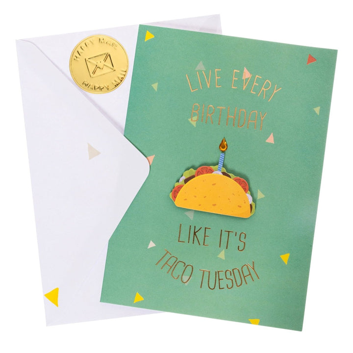 Taco Tuesday Birthday Handmade Card - Graphique de France