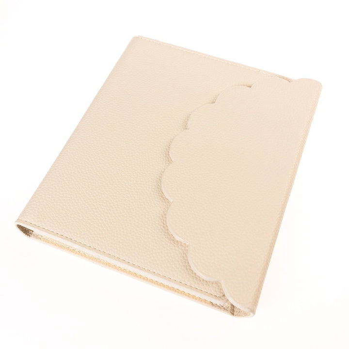 Taupe 6 x 8 Vegan Leather Wrap Journal - Graphique de France