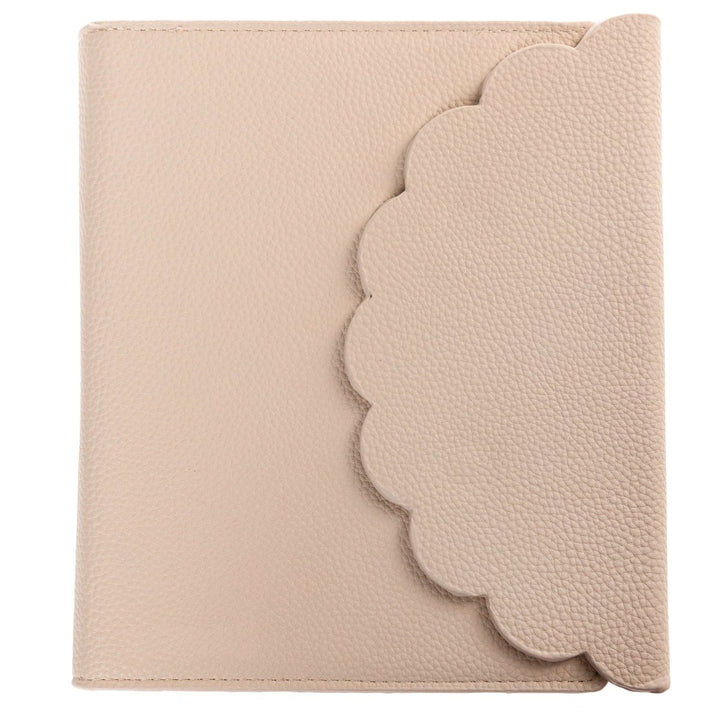 Taupe 6 x 8 Vegan Leather Wrap Journal - Graphique de France