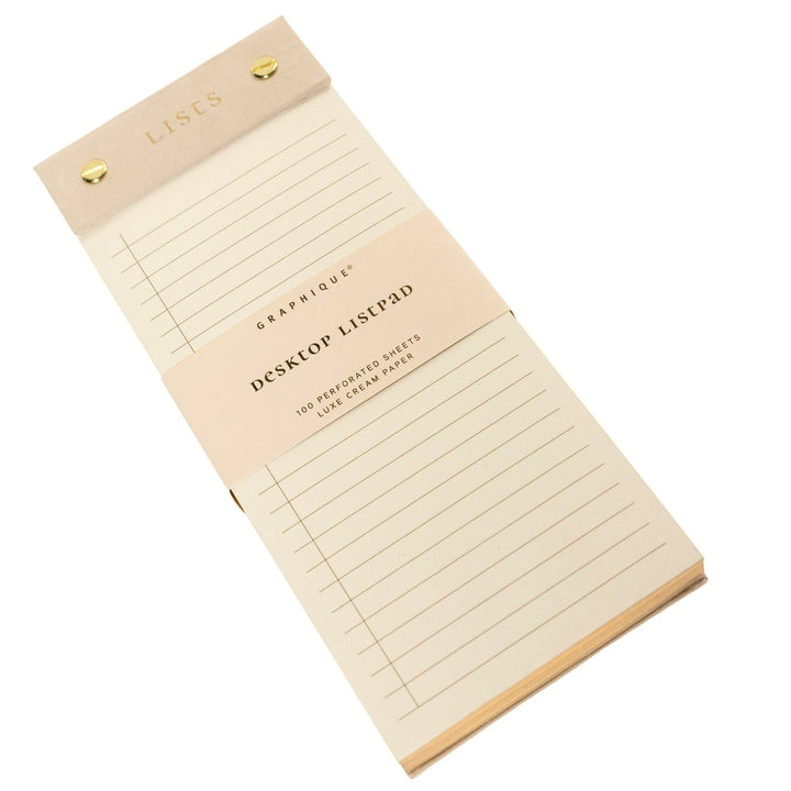 Taupe Post - Bound List Pad - Graphique de France