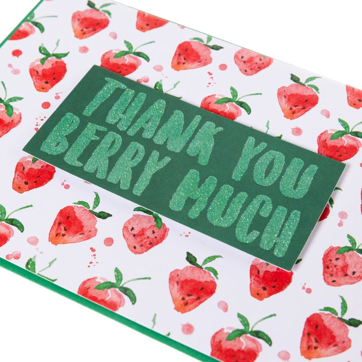 Thank You Berry Much Thank You Handmade Card - Graphique de France