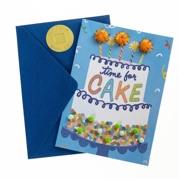 Time for Cake Birthday Handmade Card - Graphique de France