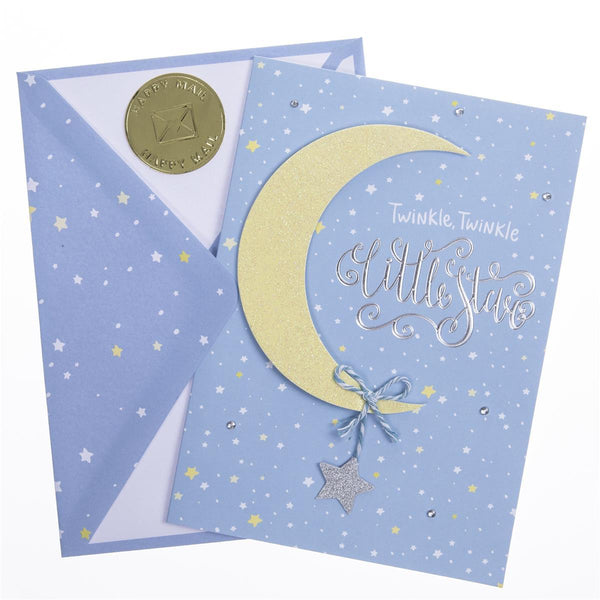 Twinkle Twinkle Baby Handmade Card - Graphique de France