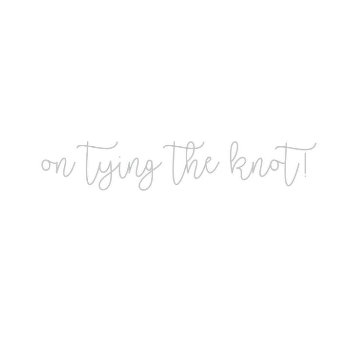 Tying The Knot Wedding Card - Graphique de France