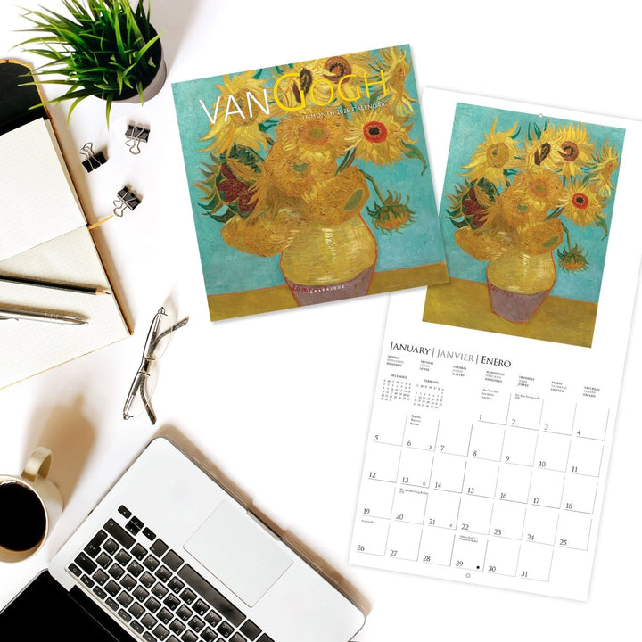 van Gogh 12 x 12 Wall Calendar - Graphique de France