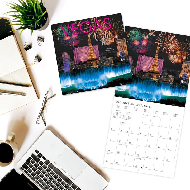 Vegas Glitz 12 x 12 Wall Calendar - Graphique de France