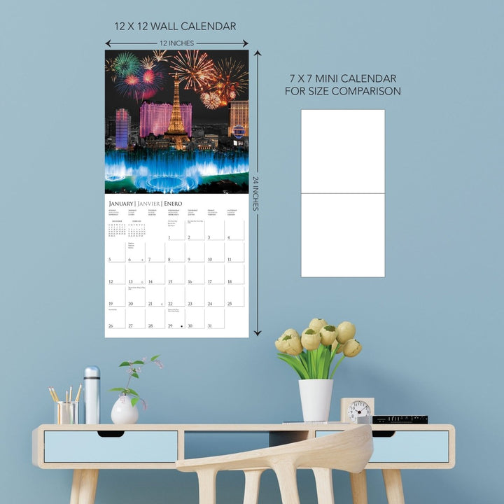 Vegas Glitz 12 x 12 Wall Calendar - Graphique de France