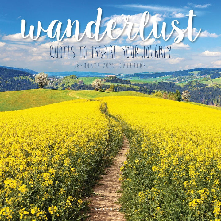 Wanderlust 12 x 12 Wall Calendar - Graphique de France