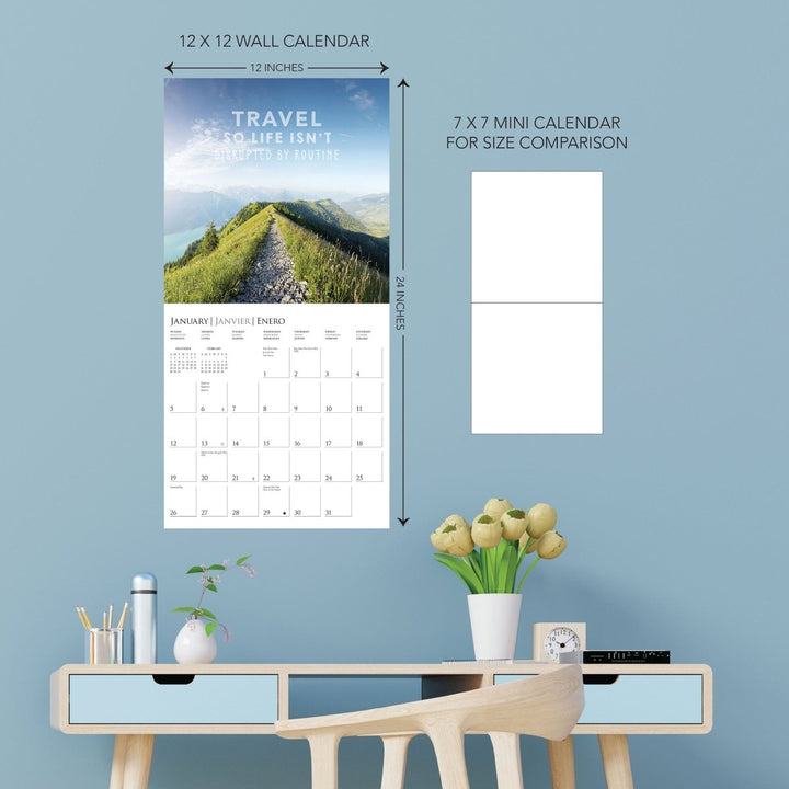 Wanderlust 12 x 12 Wall Calendar - Graphique de France