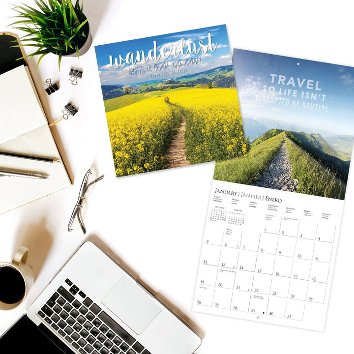 Wanderlust 12 x 12 Wall Calendar - Graphique de France