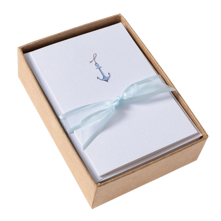 Watercolor Anchor Boxed Cards - Graphique de France