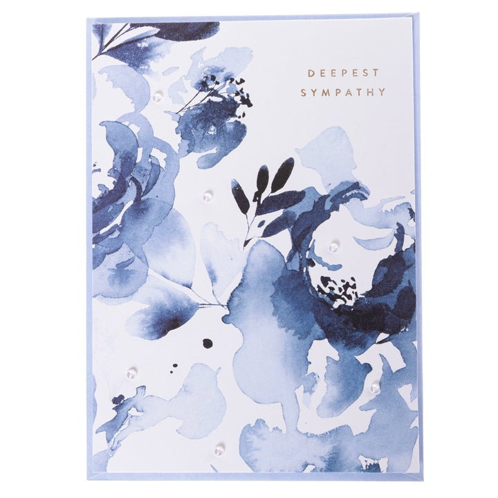 Watercolor Sympathy Handmade Card - Graphique de France