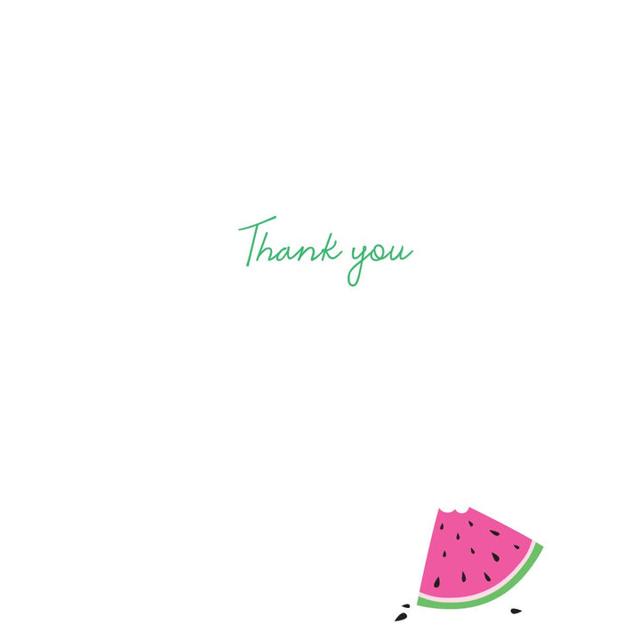 Watermelons Thank You Handmade Card - Graphique de France