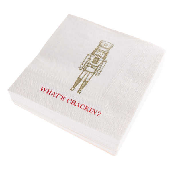 What's Crackin Holiday Cocktail Napkins - Graphique de France