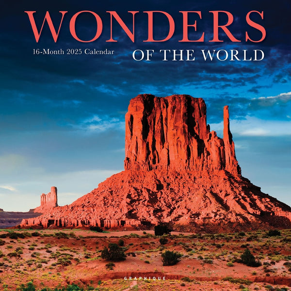 Wonders of the World 12 x 12 Wall Calendar - Graphique de France