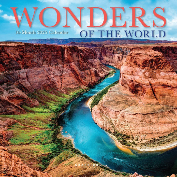 Wonders of the World 7 x 7 Mini Calendar - Graphique de France