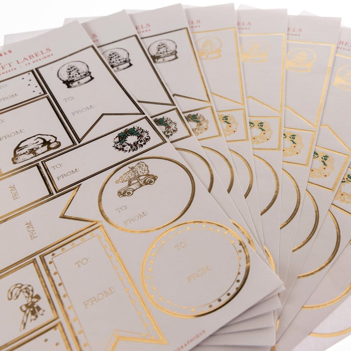 Xmas Icons Holiday Gift Labels 130ct - Graphique de France