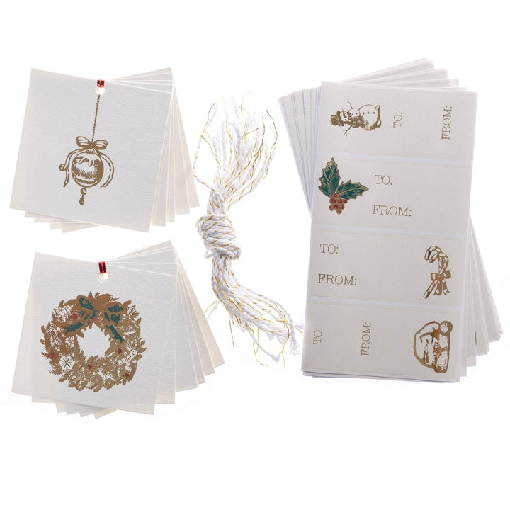 Xmas Icons Holiday Gift Tag & Label Set - Graphique de France