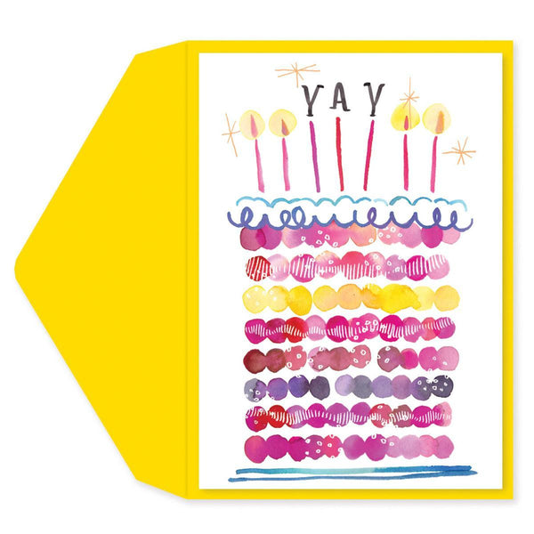 Yay Cake Birthday Card - Graphique de France