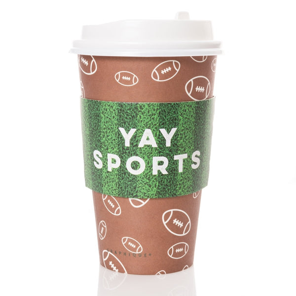 Yay Sports 12 Disposable Travel Cups - Graphique de France