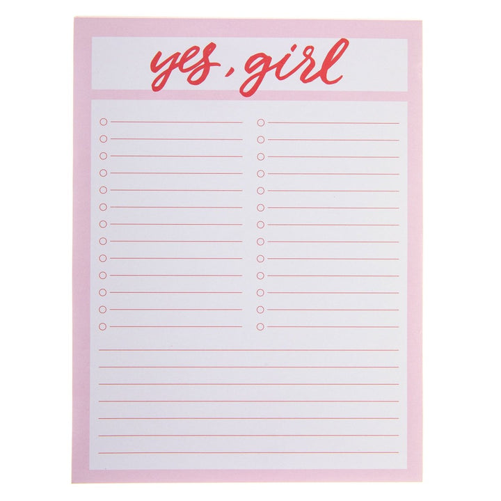 Yes, Girl Large Notepad - Graphique de France