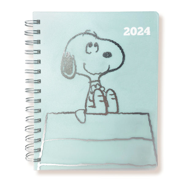 Snoopy House 6 x 8 18-Month Frosted Cover Planner