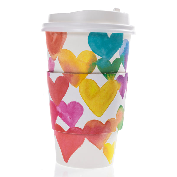 Love in Color Disposable Travel Cup