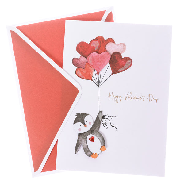 Penguin Love Handmade Card