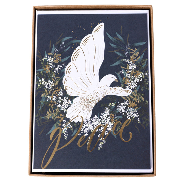 Peace Dove Large Classic Holiday Boxed Card