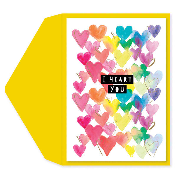 Love in Color Blank Card