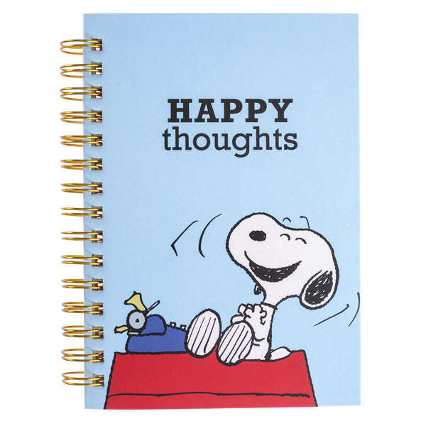 Peanuts 6 x 8 Spiral Hard Cover Journal