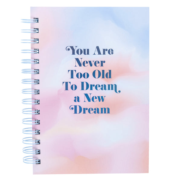 Dreams 6 x 8 Spiral Hard Cover Journal