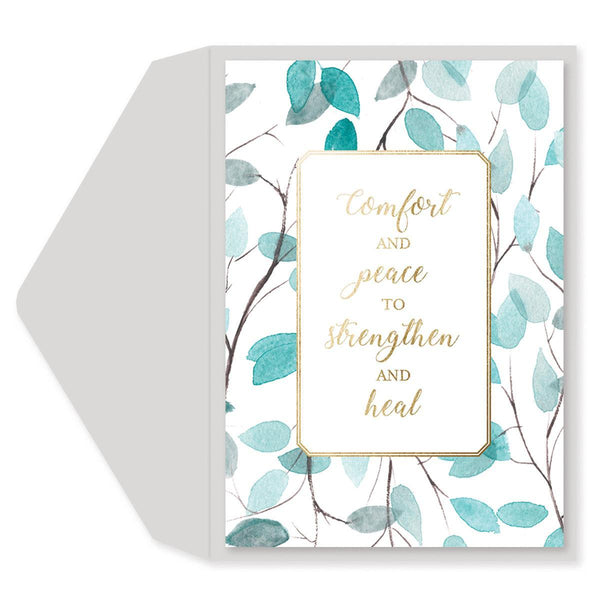 Comfort And Peace Sympathy Card