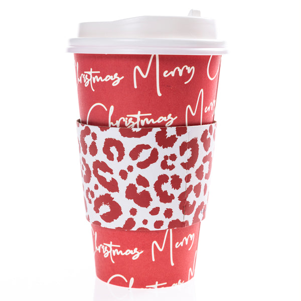 Leopard Holiday Disposable Travel Cups