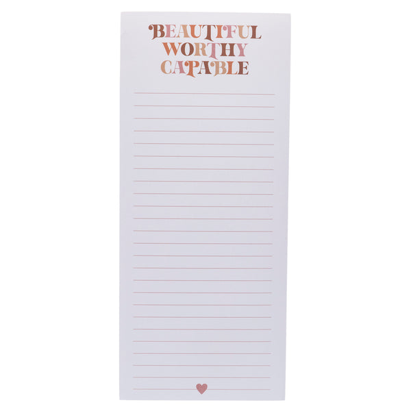 Beautiful Magnetic Notepad