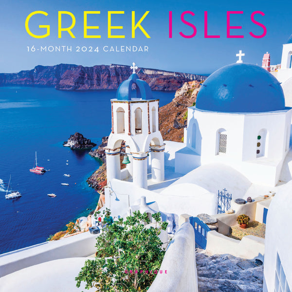 Greek Isles 7 x 7 Mini Calendar