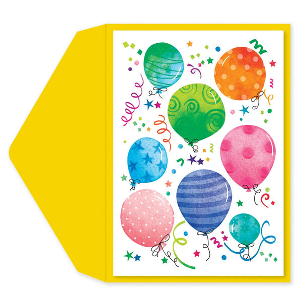 Happy balloons Birthday Card