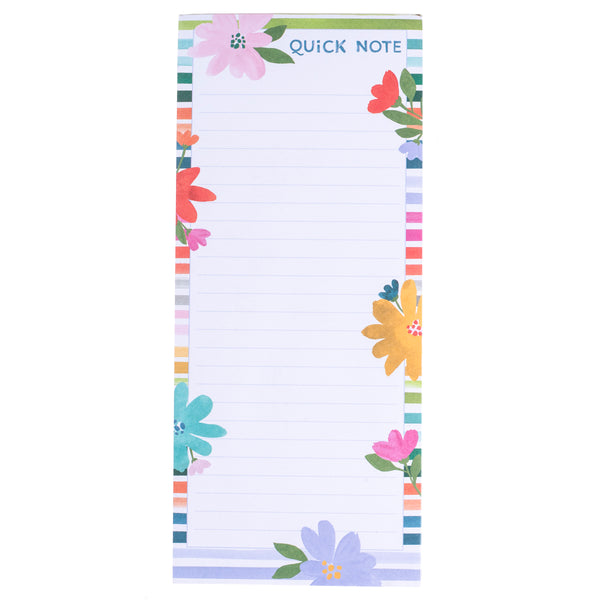 Flower Power Magnetic Notepad