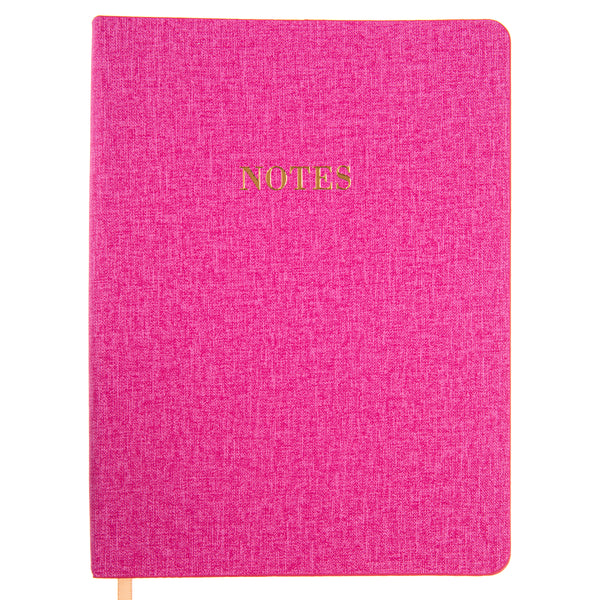 La Petite Presse Collection Textured Pink 6 x 8 Vegan Leather Journal