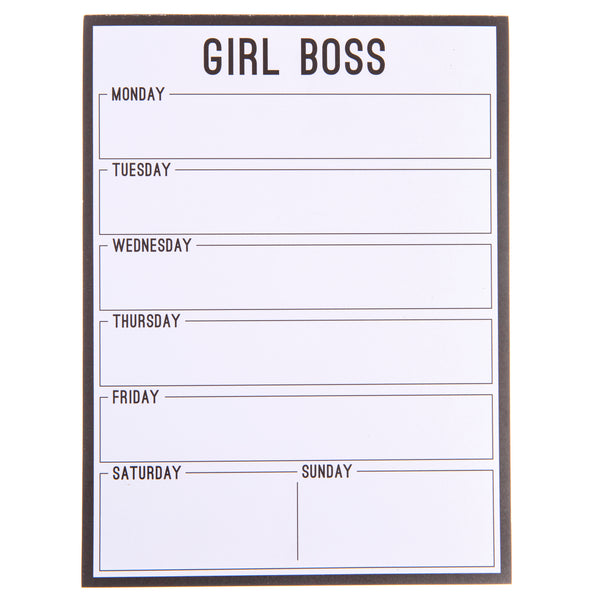 Girl Boss Large Notepad